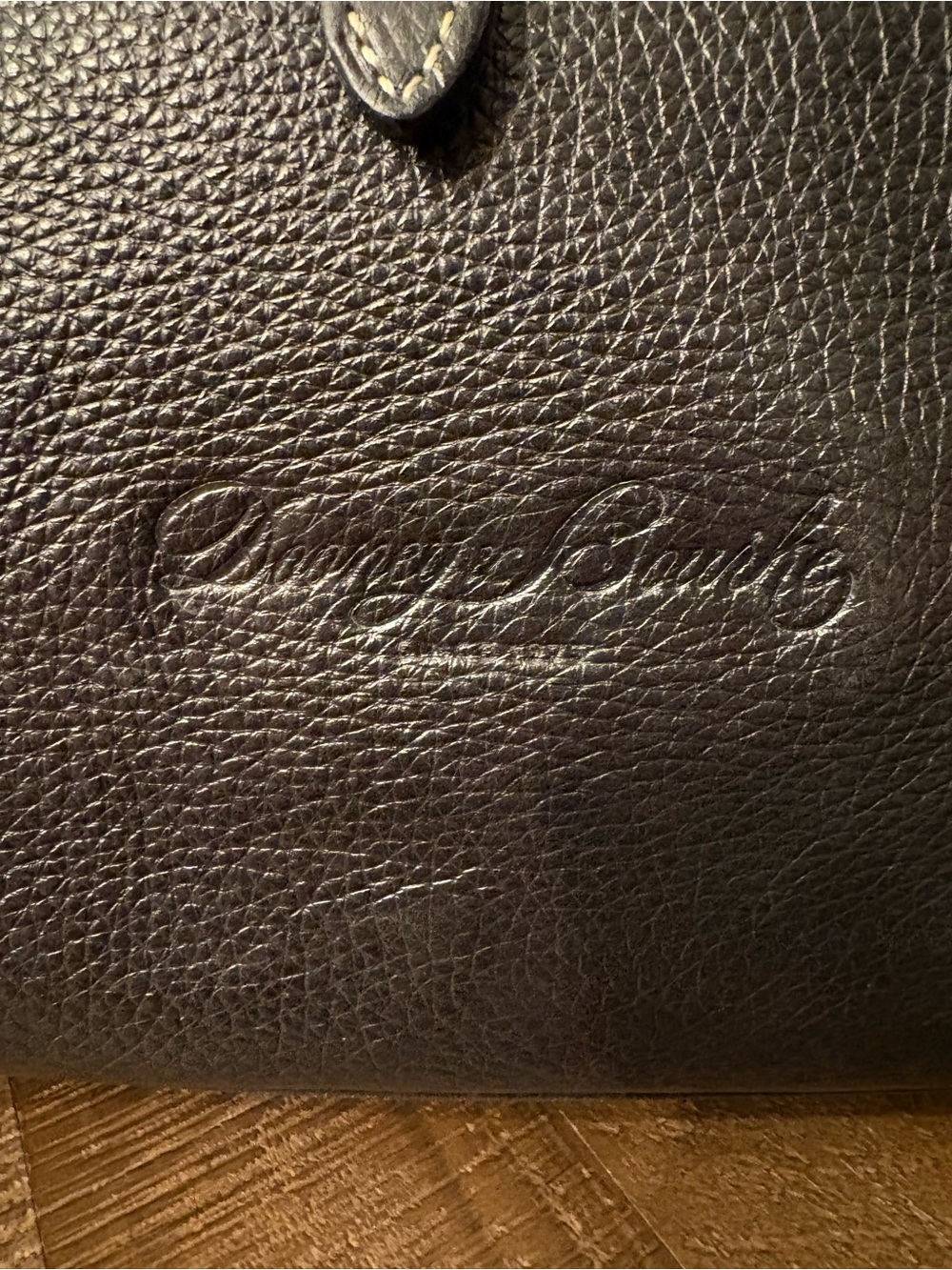 Dooney & Bourke Pebbled Leather Tote Black - Picture 3 of 15